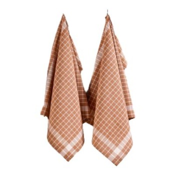 Set 10 prosoape bucatarie, bumbac 100%, 45x65cm, Eponj Home, Kup - Brown Set 10 prosoape bucatarie, bumbac 100%, 45x65cm, Eponj Home, Kup - Brown