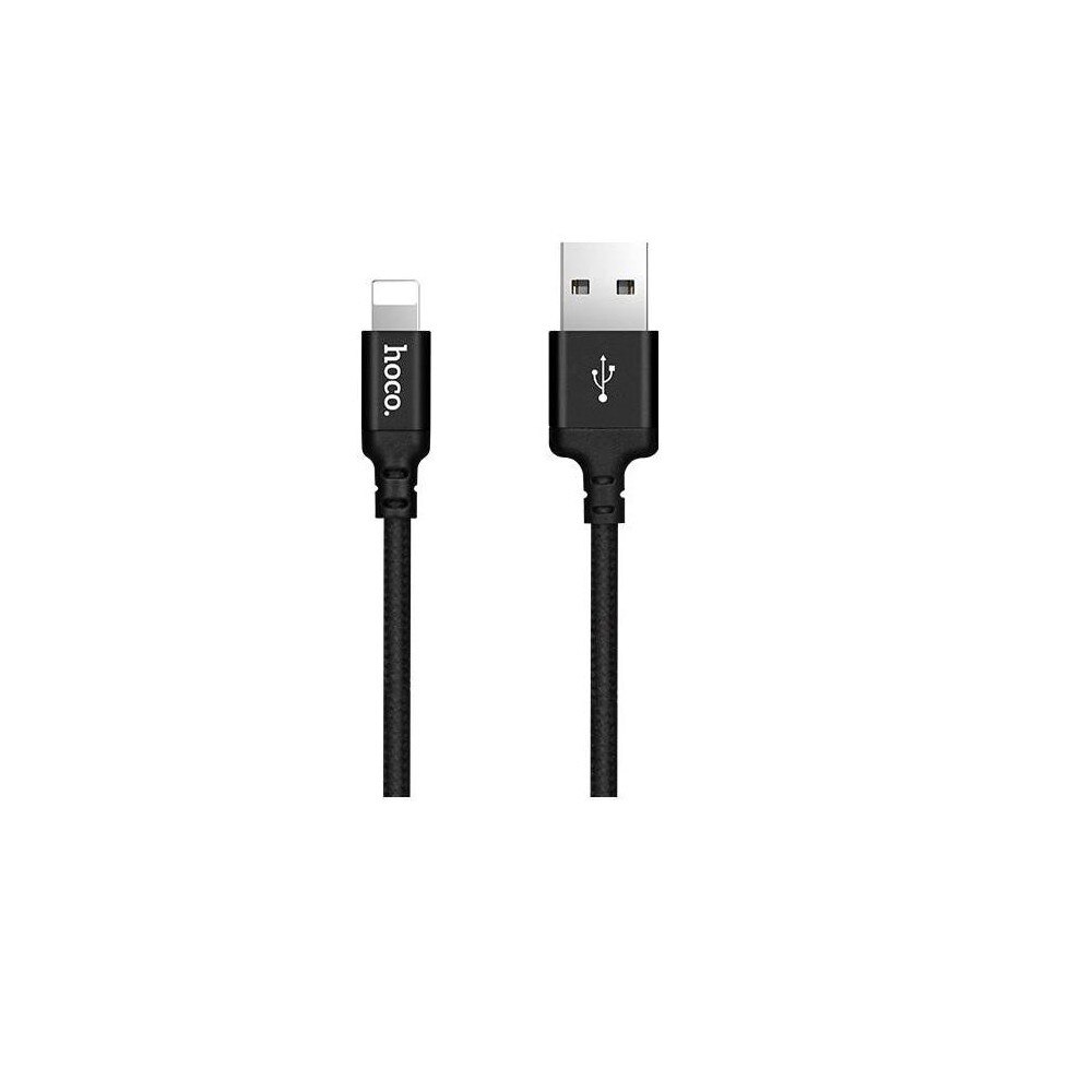 Cablu de date hoco premium Lightning de la usb 2.0 2a pentru apple iphone Negru 1M