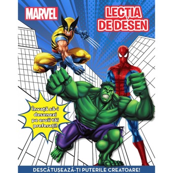 Lectia de desen. Invata sa-i desenezi pe eroii tai preferati Lectia de desen. Invata sa-i desenezi pe eroii tai preferati