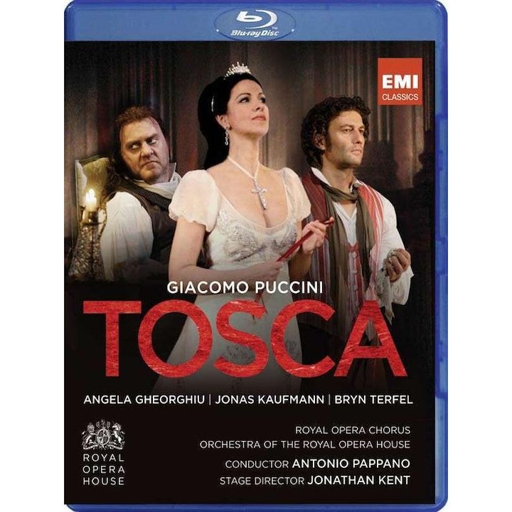 Angela Gheorghiu, Jonas Kaufmann, Bryn Terfel, Antonio Pappano, Royal Opera Chorus-Tosca (Royal Opera House 2011)(Video NTSC)-Giacomo Puccini-BD