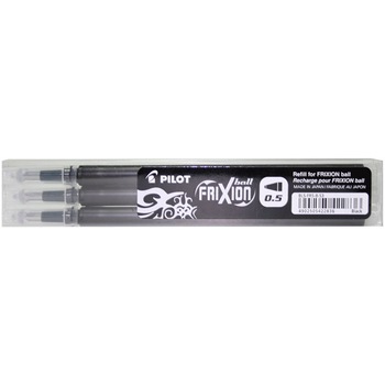 Rezerva roller Pilot Frixion 0.5 neagra 3 buc/set Rezerva roller Pilot Frixion 0.5 neagra 3 buc/set