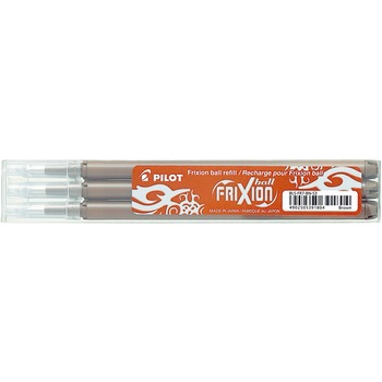 Rezerva roller Pilot Frixion, 0.7 mm, maro 3 buc/set Rezerva roller Pilot Frixion, 0.7 mm, maro 3 buc/set