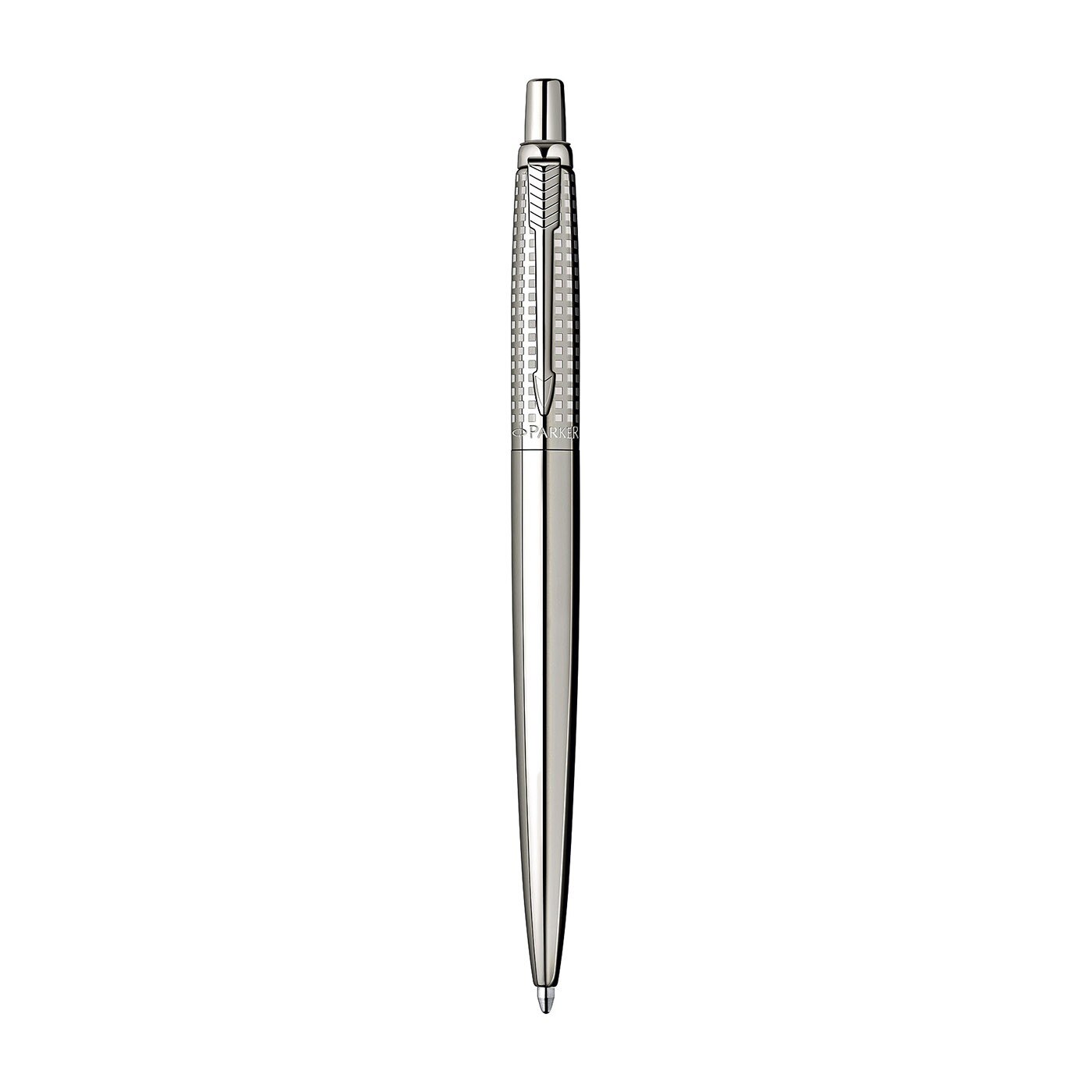 Pix Parker Jotter Premium Shiny Stainless Steel Chiselled CT