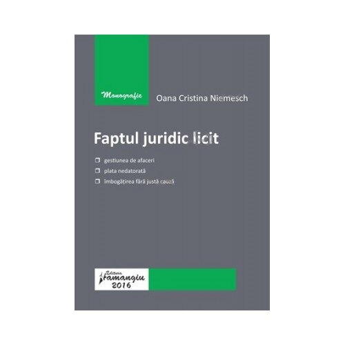 Faptul juridic licit