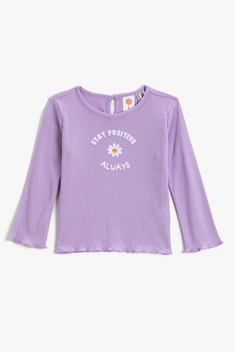 KOTON, Bluza cu imprimeu si striatii, Lila
