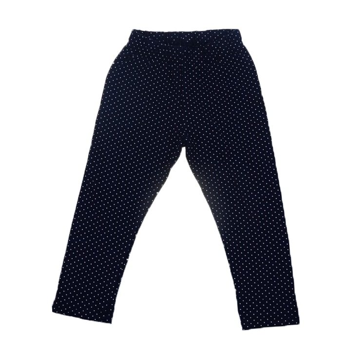 Colanti lungi, elastan, casual, pentru fete, Pik, Negru