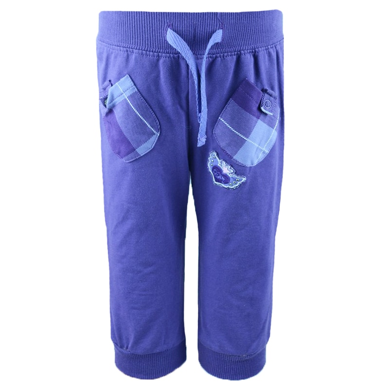 Pantaloni sport pentru fete Mini Junior CFMini CFNN-17-86-cm, Albastru 2984