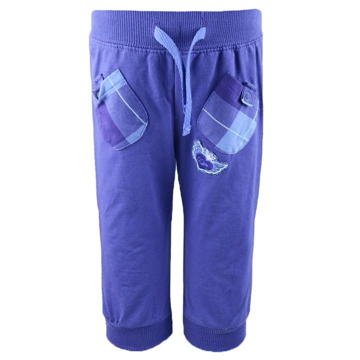 Pantaloni sport pentru fete Mini Junior CFMini CFNN-17-74-cm, Albastru 2984
