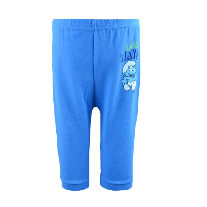 Pantaloni sport pentru baieti E Plus M Strumfii PPB-38-74-cm, Albastru 27854
