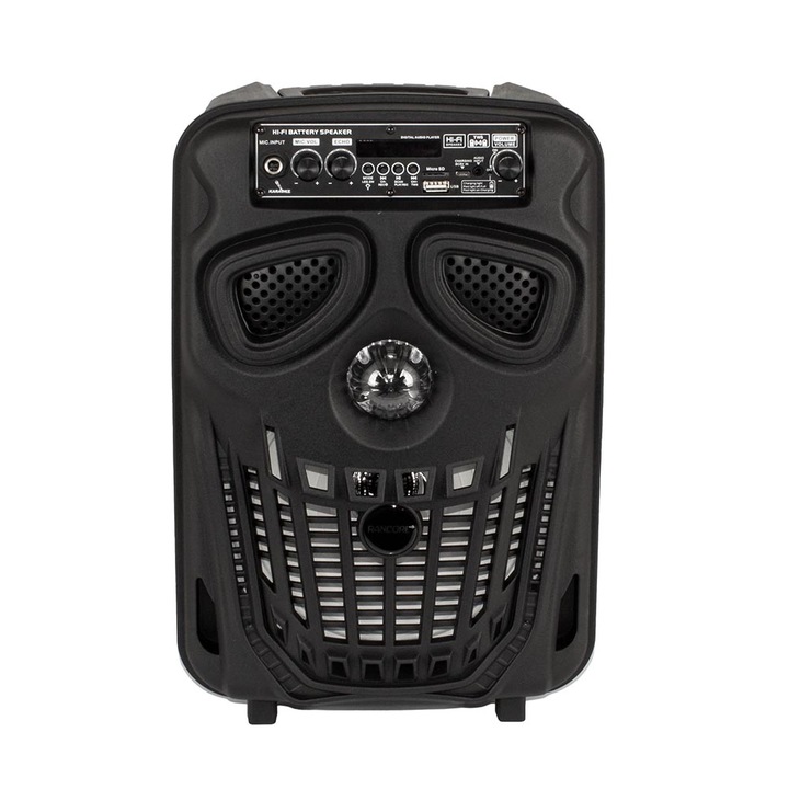 Boxa portabila, Rancore, 10W, USB, 3,7V / 1800mA, Negru