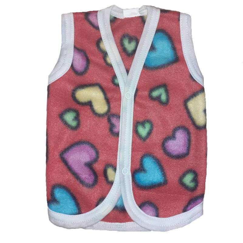 Vesta pentru fete Mini Junior MVS-12, Rosu 68 CM