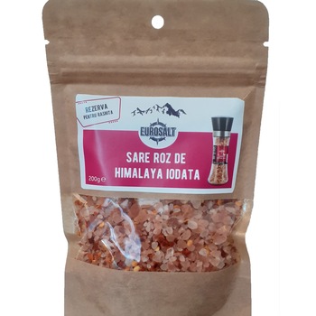 Rezerva rasnita sare de Himalaya Kraft Eurosalt, 200 g Rezerva rasnita sare de Himalaya Kraft Eurosalt, 200 g