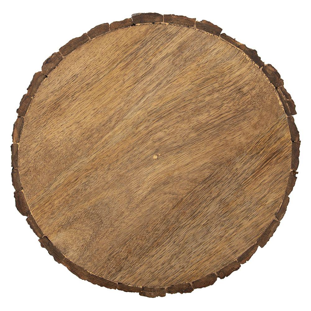 Tocator de bucatarie, Orion, Lemn, Maro, 30 cm