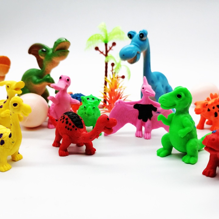 Figurine animale, "Dinosaurios Famosos", 17 buc/set