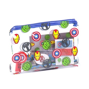 Set de papetarie Avengers Marvel, Cerda, 12 Piese, 22 x 14 cm, Multicolor Set de papetarie Avengers Marvel, Cerda, 12 Piese, 22 x 14 cm, Multicolor