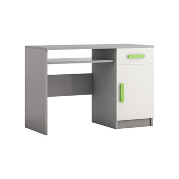 Birou Didi, alb/verde, 110x76x50 cm Birou Didi, alb/verde, 110x76x50 cm