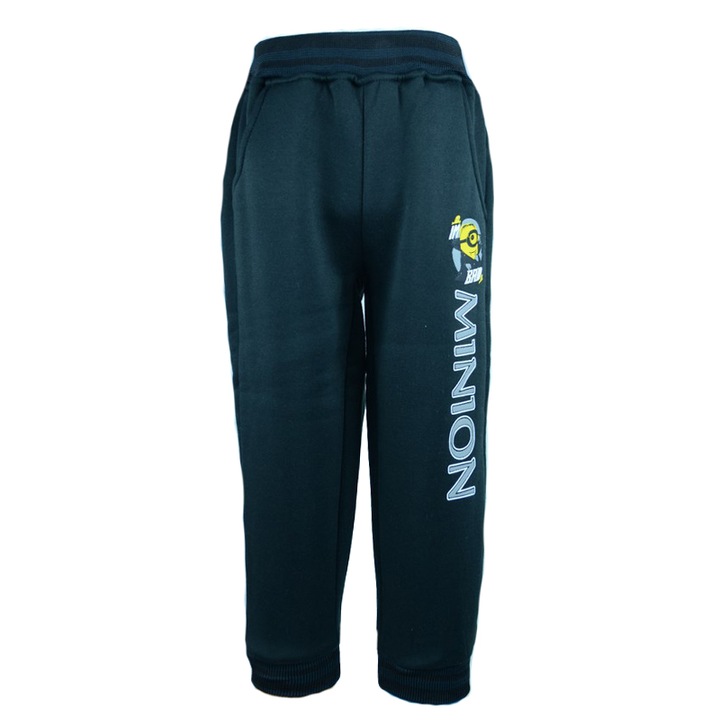Pantaloni sport pentru baieti Sun City Minions APH1550G-128-cm, Negru 128 CM