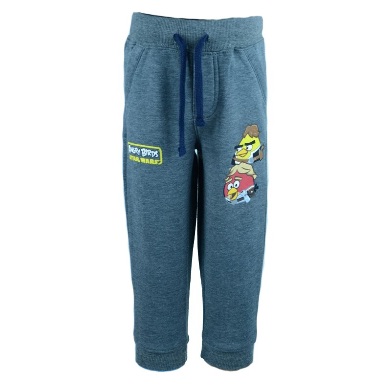 Pantaloni sport pentru baieti Disney Angry Birds DISB-KPTR45701-98-cm, Gri 98 CM