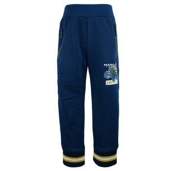 Pantaloni sport pentru baieti Happy House WB-2726A-122-cm, Bleumarin 23928 Pantaloni sport pentru baieti Happy House WB-2726A-122-cm, Bleumarin 23928