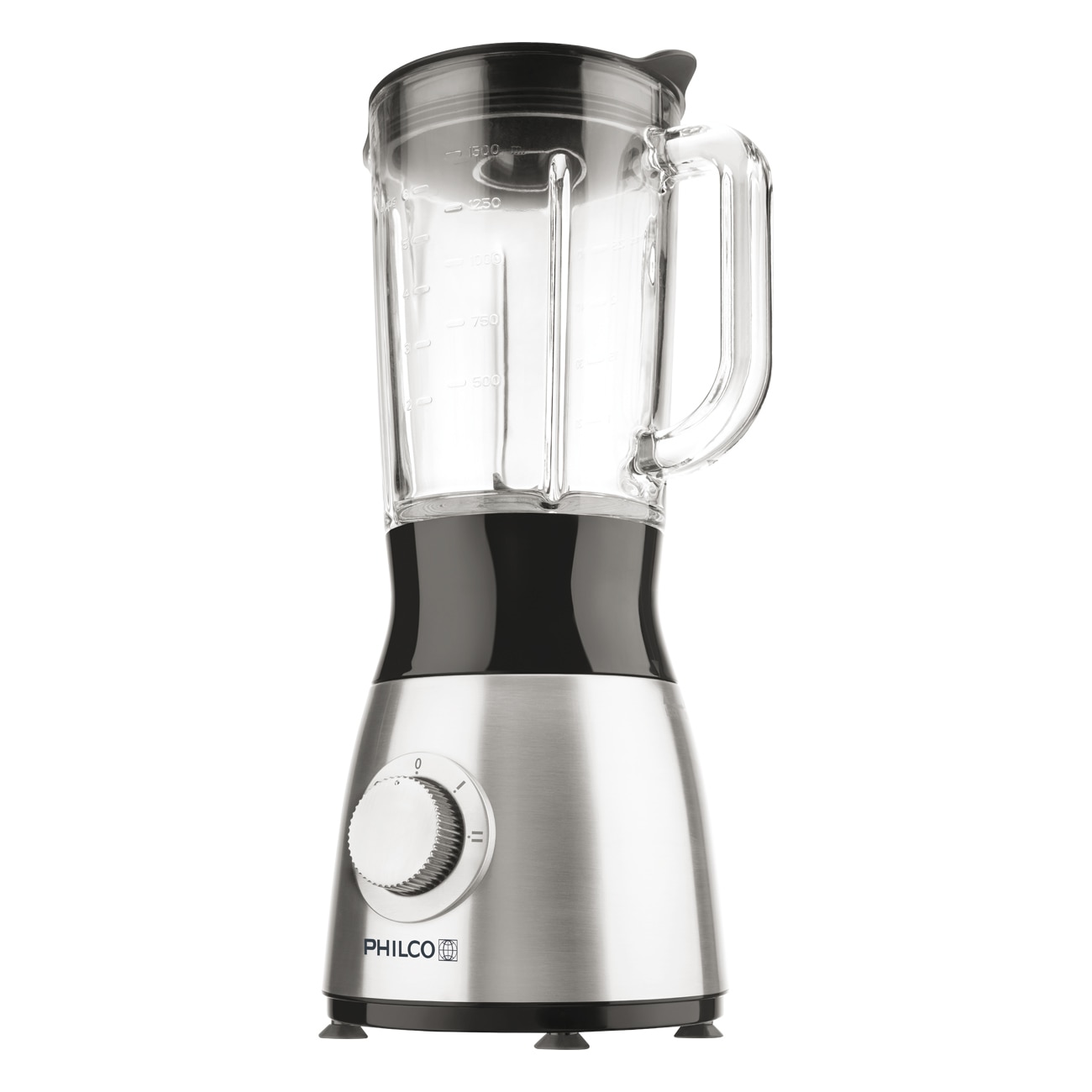 Mixer Philco PHTB 6001, 800W, 1.5 L, functie Pulse, 2 viteze, inox / negru