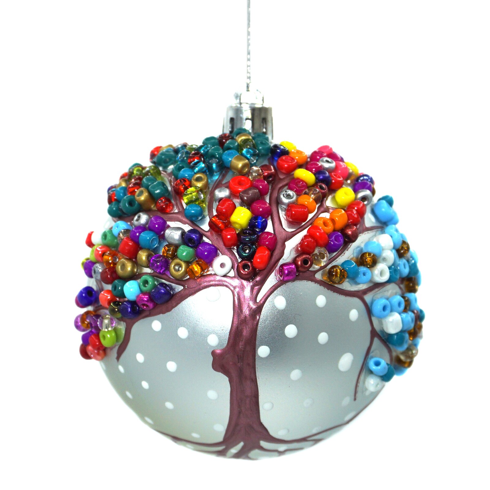 Glob de craciun corporate, handmade Romania, Regalo - Copacul anului, 8 cm