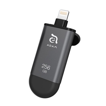 Memorie externa flash Adam Elements iKlips C, USB-C la Lightning, 256GB, Negru Memorie externa flash Adam Elements iKlips C, USB-C la Lightning, 256GB, Negru