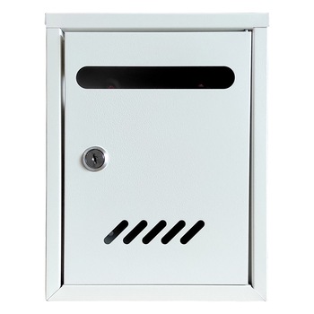 Cutie postala exterior otel galvanizat culoarea alba, CP 07, 180x60x260mm, Ferrobrand Cutie postala exterior otel galvanizat culoarea alba, CP 07, 180x60x260mm, Ferrobrand