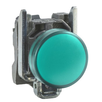 Lampa pilot complet verde Ø22 lentile netede cu LED integral 230 - 240V, XB4BVM3, Schneider Electric Lampa pilot complet verde Ø22 lentile netede cu LED integral 230 - 240V, XB4BVM3, Schneider Electric