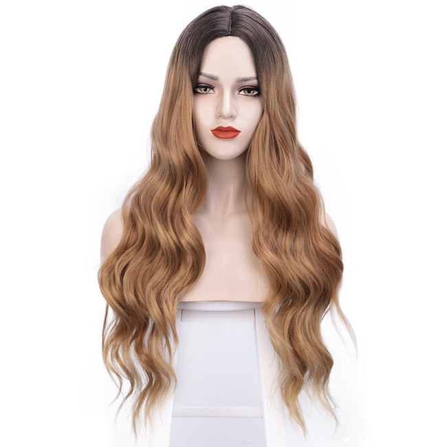 Peruca ERIKA Ombre Saten Deschis/Blond Caramel