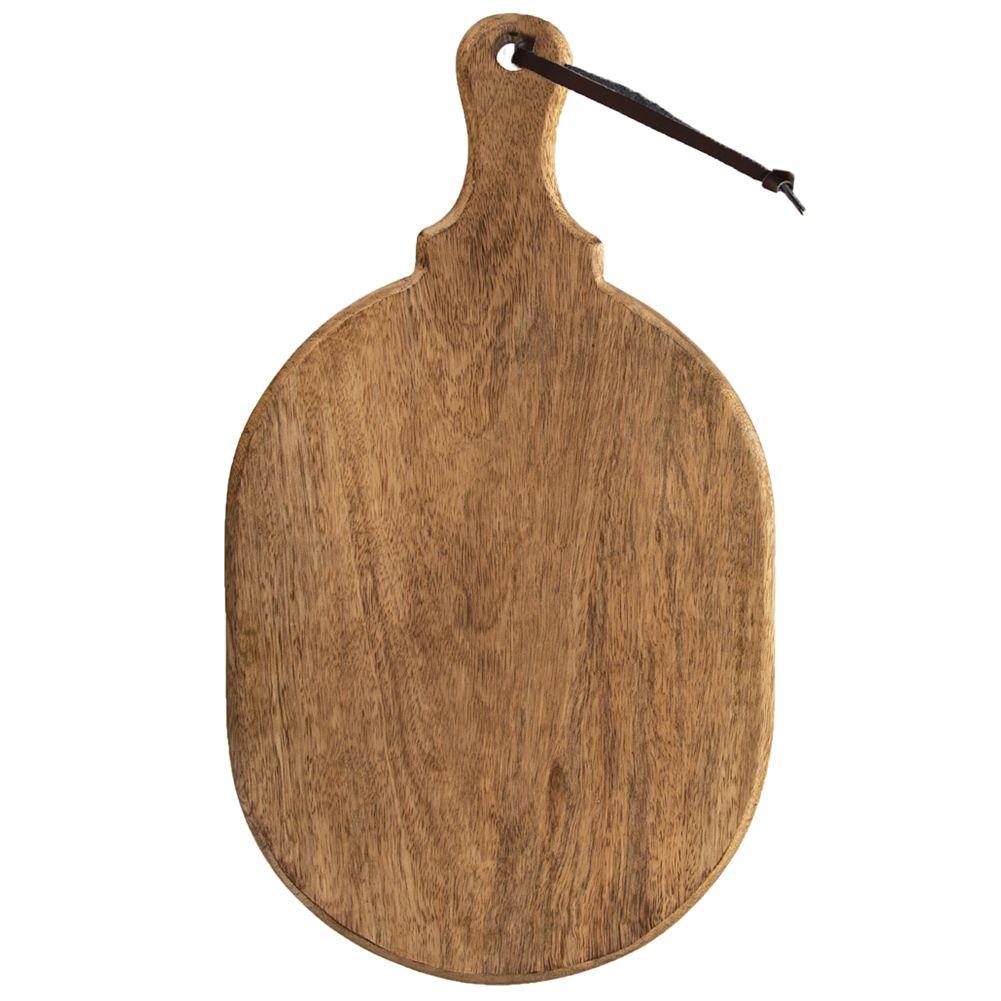 Tocator de bucatarie, Orion, Lemn, Maro, 44x25 cm