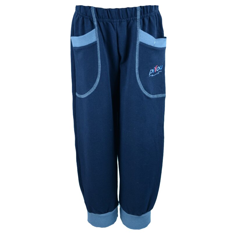 Pantaloni sport pentru baieti Pifou Model Model 82B-110, Bleumarin 110 CM
