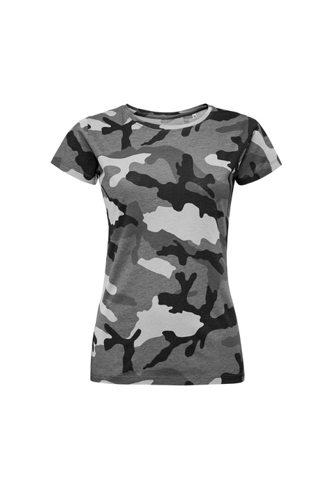 Tricou camuflaj, Sols, Bumbac, Gri, Gri