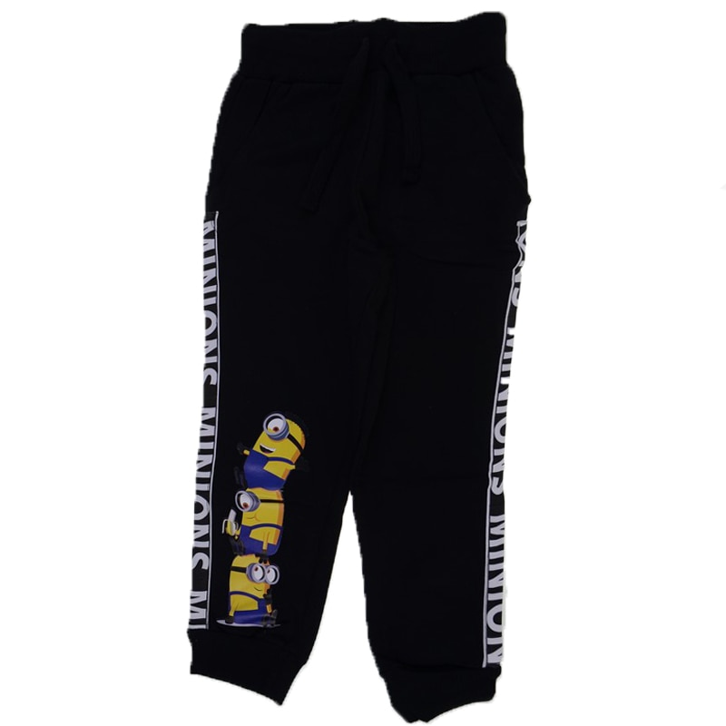 Pantaloni captusiti pentru baieti E Plus M Minions ILM-1-110, Negru 66134