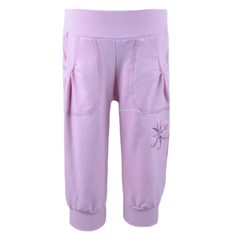 Pantaloni sport pentru fete Pifou PM7-RZ-80-cm, Roz 80 CM