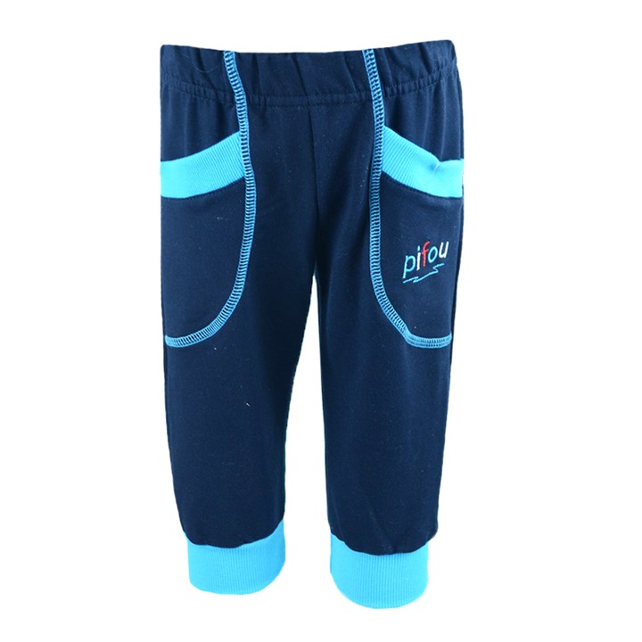 Pantaloni sport pentru baieti Pifou PPB-47-80-cm, Bleumarin 80 CM