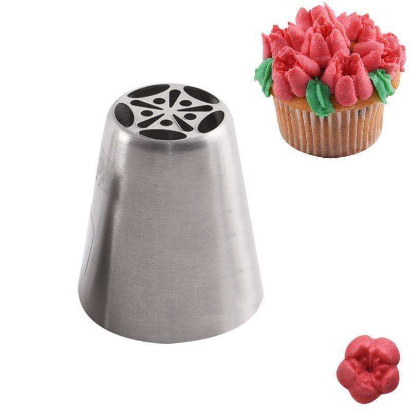 Dui pentru ornat in forma de lalea, Orion, Metal, Argintiu