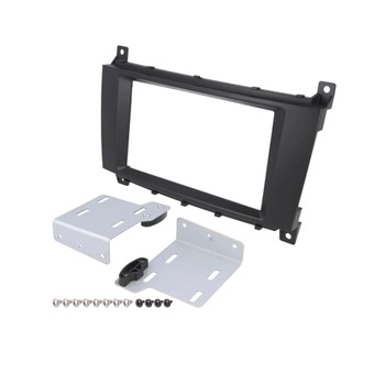Rama adaptoare Mercedes, 2 DIN, neagra, ACV, 381190-45-1, T104113 Rama adaptoare Mercedes, 2 DIN, neagra, ACV, 381190-45-1, T104113