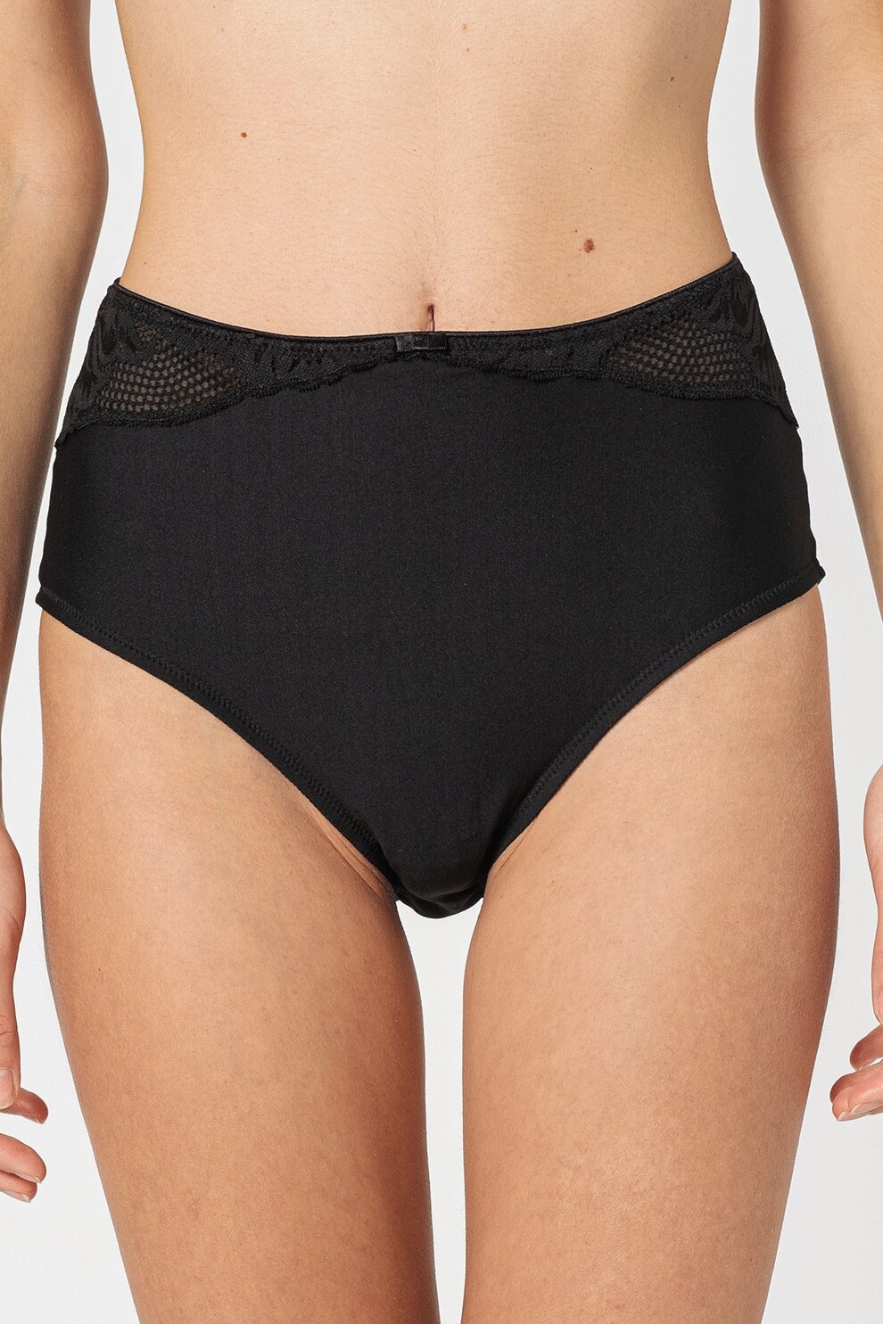 Triumph, Chiloti hipster cu talie inalta Modern, Negru