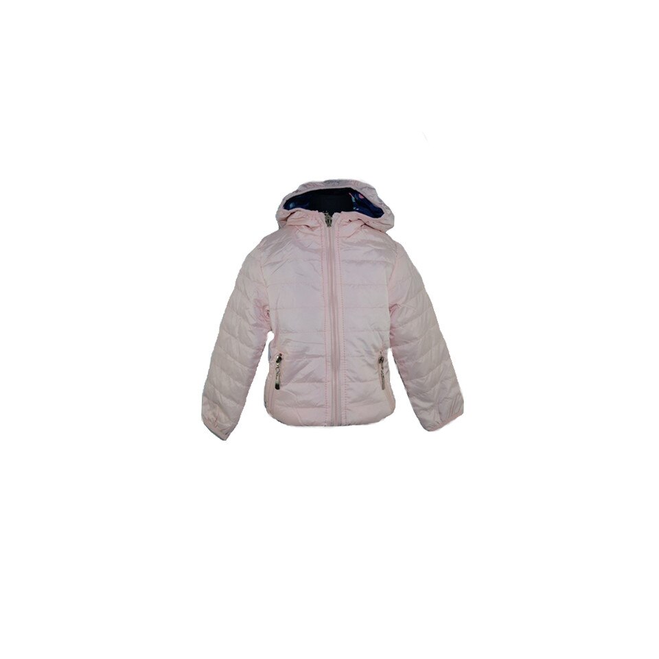 Geaca cu doua fete pentru fete Happy House KK466-R-110, Roz 13878