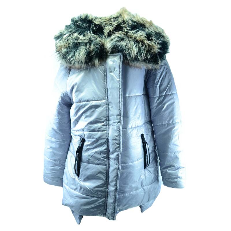 Geaca pentru fete Mikrus GPB-27-170, Gri 170 CM