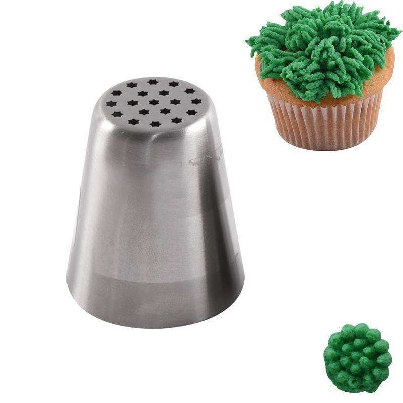 Dui pentru ornat in forma de iarba, Orion, Metal, Argintiu