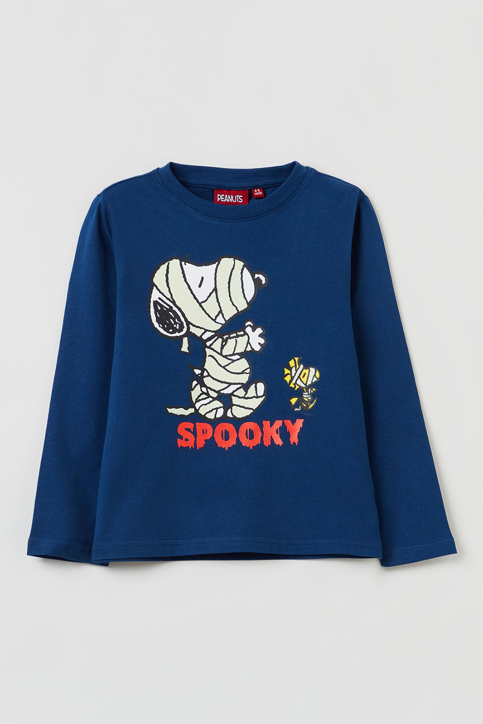 OVS, Bluza cu imprimeu cu desene animate, Albastru inchis