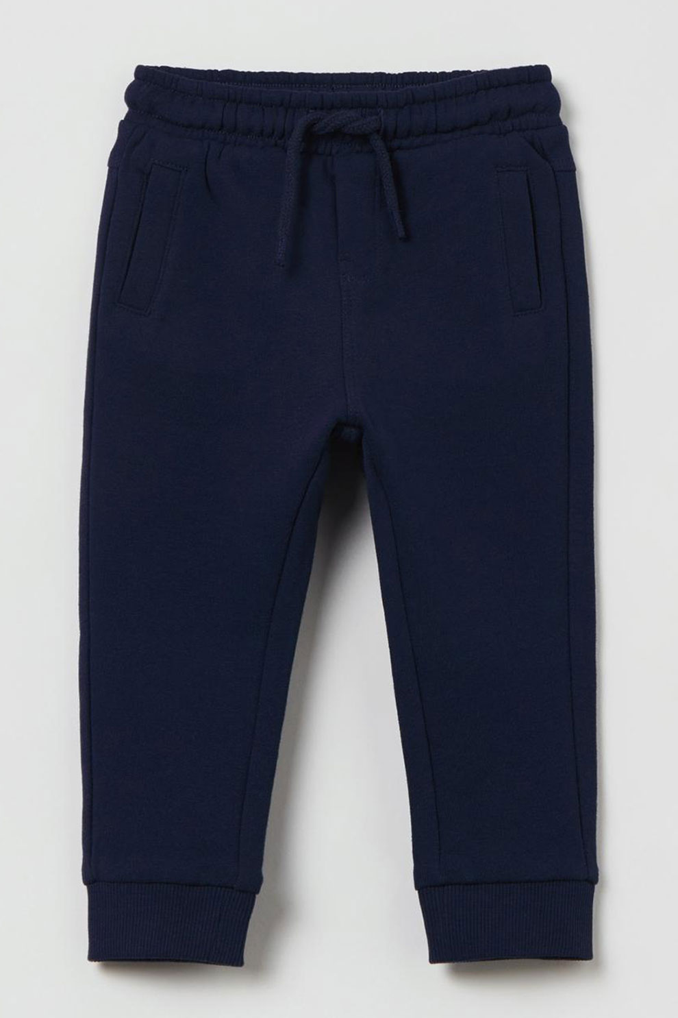 OVS, Pantaloni sport cu snur de ajustare, Bleumarin inchis
