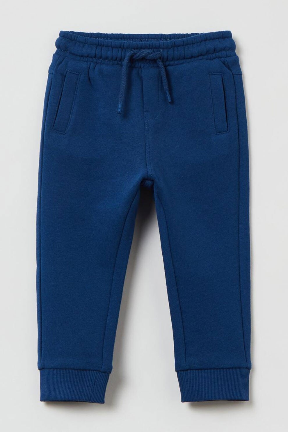 OVS, Pantaloni sport cu snur de ajustare, Bleumarin inchis