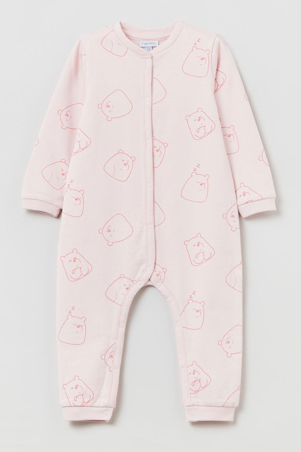 OVS, Salopeta cu imprimeu We Bare Bears, Roz pal/Rosu