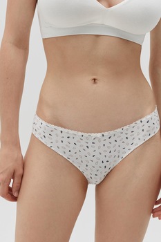 OVS, Chiloti cu imprimeu, Alb/Bleumarin inchis OVS, Chiloti cu imprimeu, Alb/Bleumarin inchis