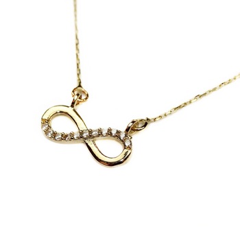 Lant din aur galben 14k, Semnul infinitului, 45-48 cm Lant din aur galben 14k, Semnul infinitului, 45-48 cm