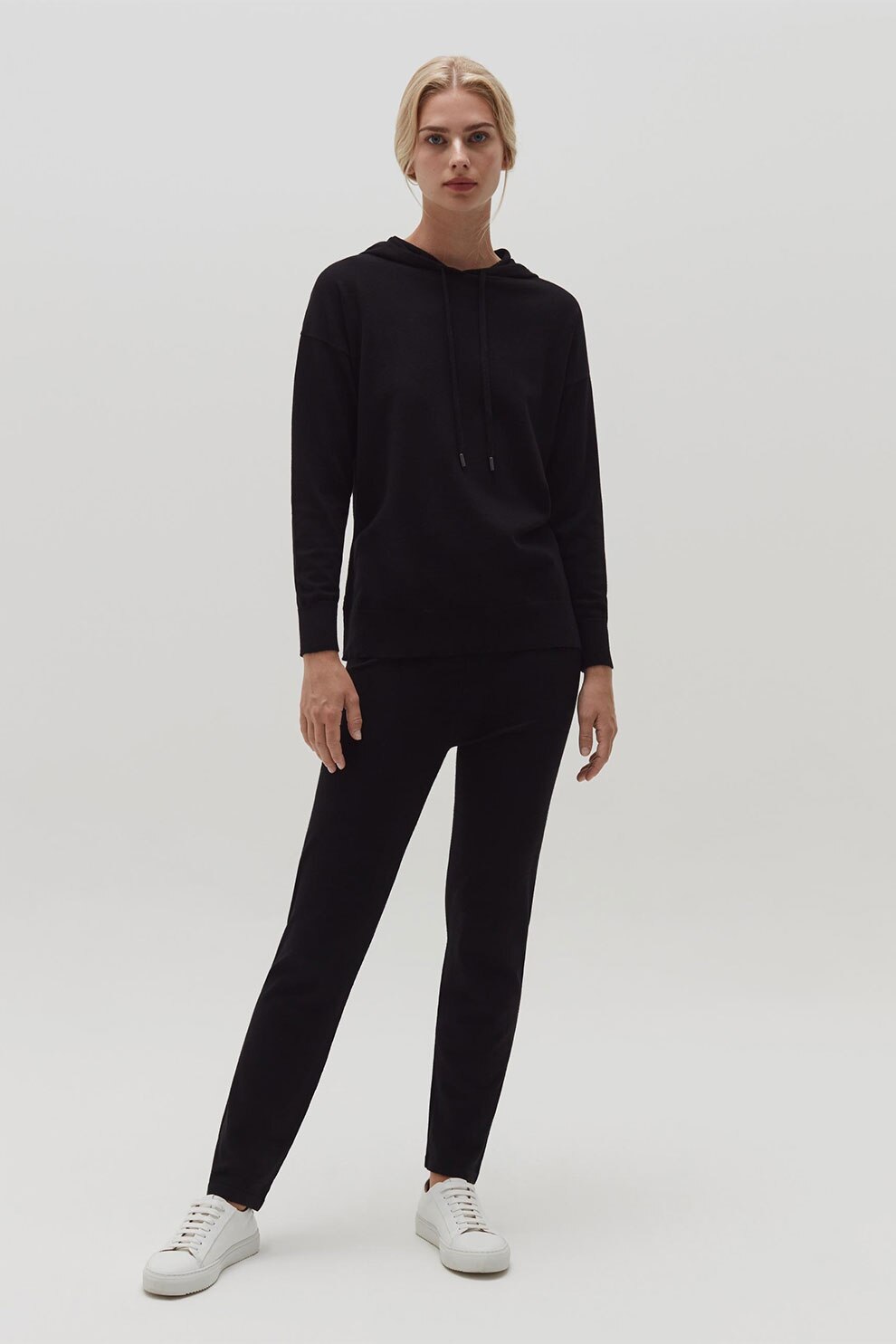 OVS, Pantaloni sport cu snur de ajustare, Negru