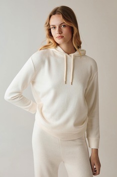 OVS, Hanorac cu maneci cazute, Alb fildes OVS, Hanorac cu maneci cazute, Alb fildes