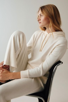 OVS, Pantaloni sport cu croiala ampla, Alb fildes OVS, Pantaloni sport cu croiala ampla, Alb fildes